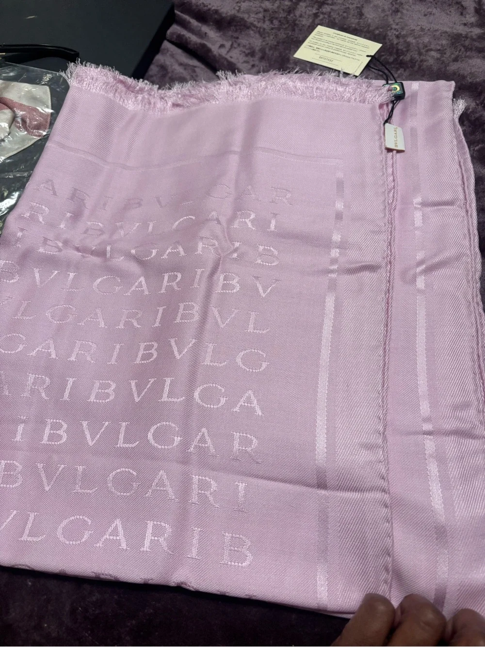 BVLGARI luxurious silk